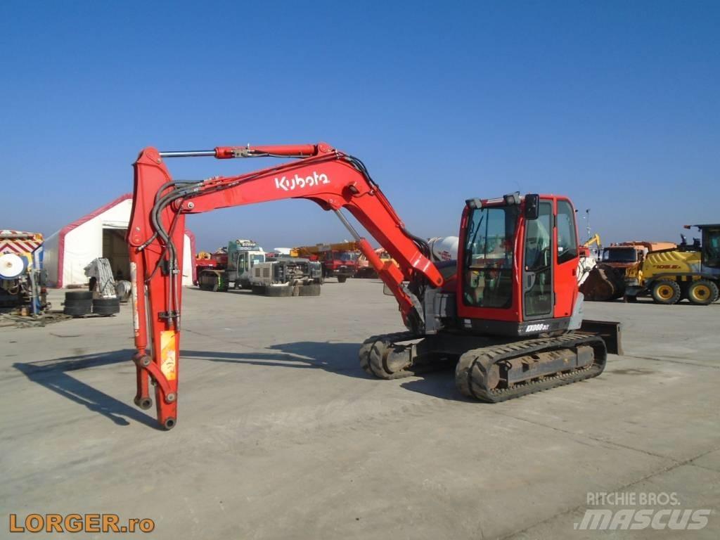 Kubota KX 080-3 حفارات زحافة