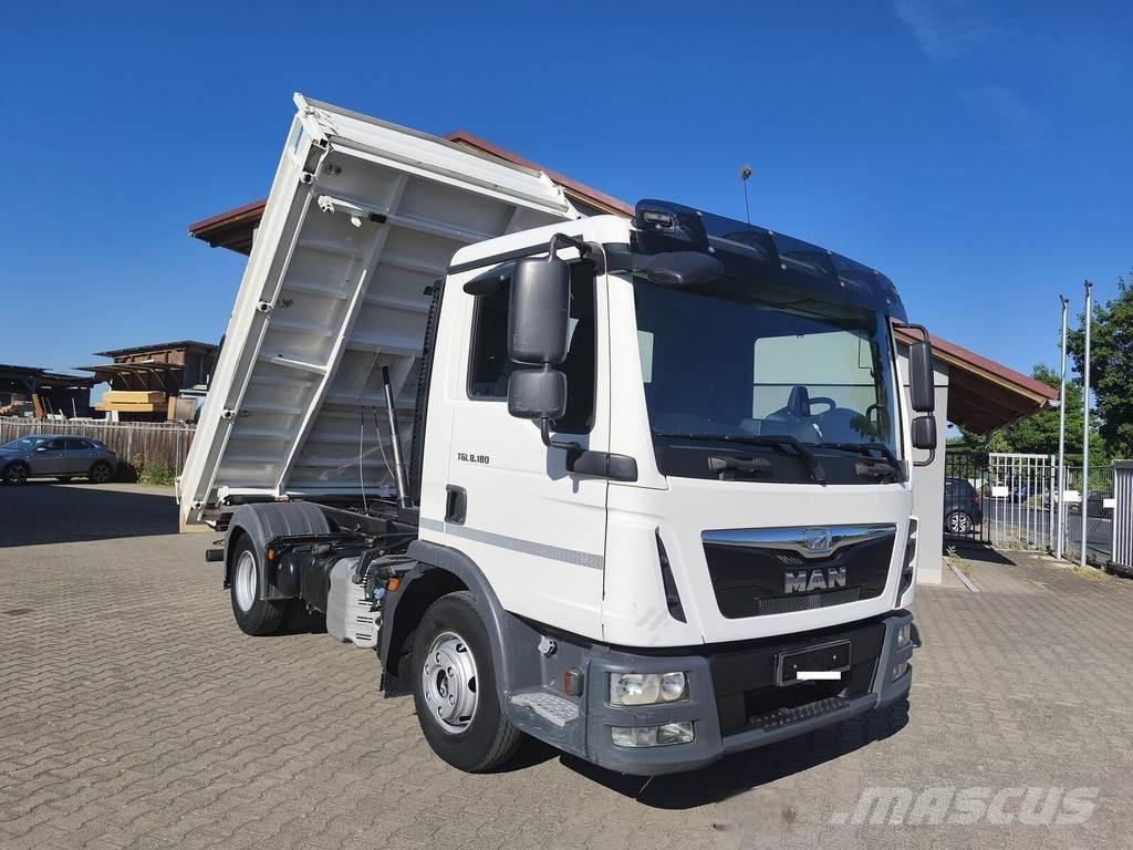 MAN TGL 8.180 شاحنات قلابة