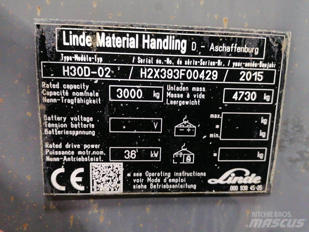 Linde H30D-02 شاحنات الديزل