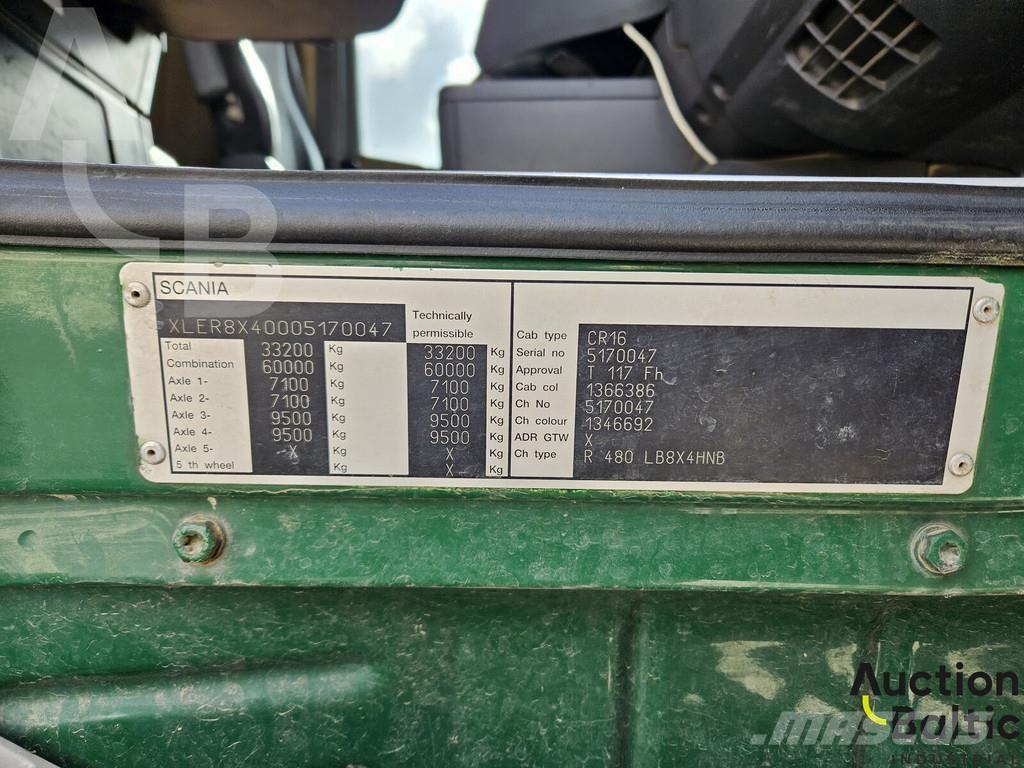 Scania R 480 شاحنات قلابة