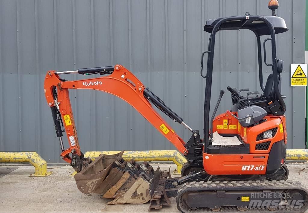 Kubota U17-3a حفارات صغيرة أقل من 7 طن (حفارات صغيرة)