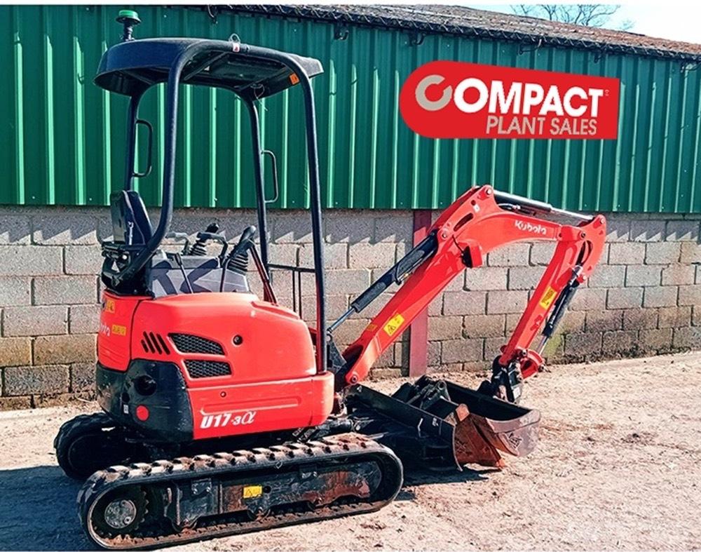Kubota U17-3a حفارات صغيرة أقل من 7 طن (حفارات صغيرة)