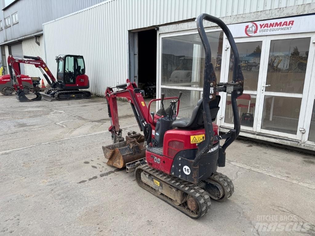 Yanmar SV08 (1D477) حفارات صغيرة أقل من 7 طن (حفارات صغيرة)