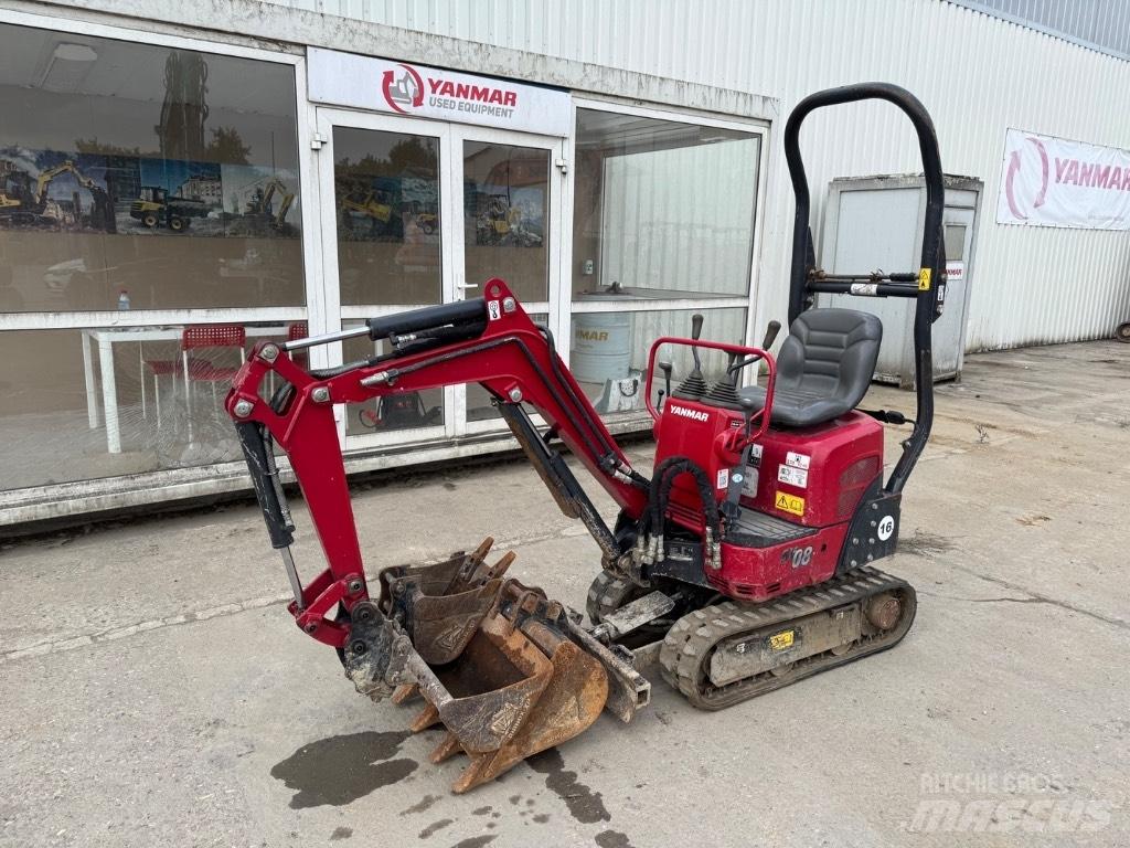 Yanmar SV08 (1D477) حفارات صغيرة أقل من 7 طن (حفارات صغيرة)