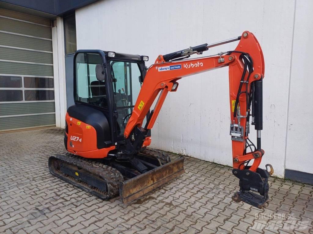 Kubota U 27-4 حفارات صغيرة أقل من 7 طن (حفارات صغيرة)