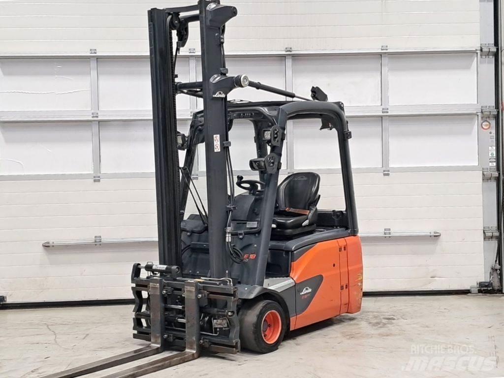 Linde E18-02 شاحنات ذات رافعات شوكية تعمل بالكهرباء