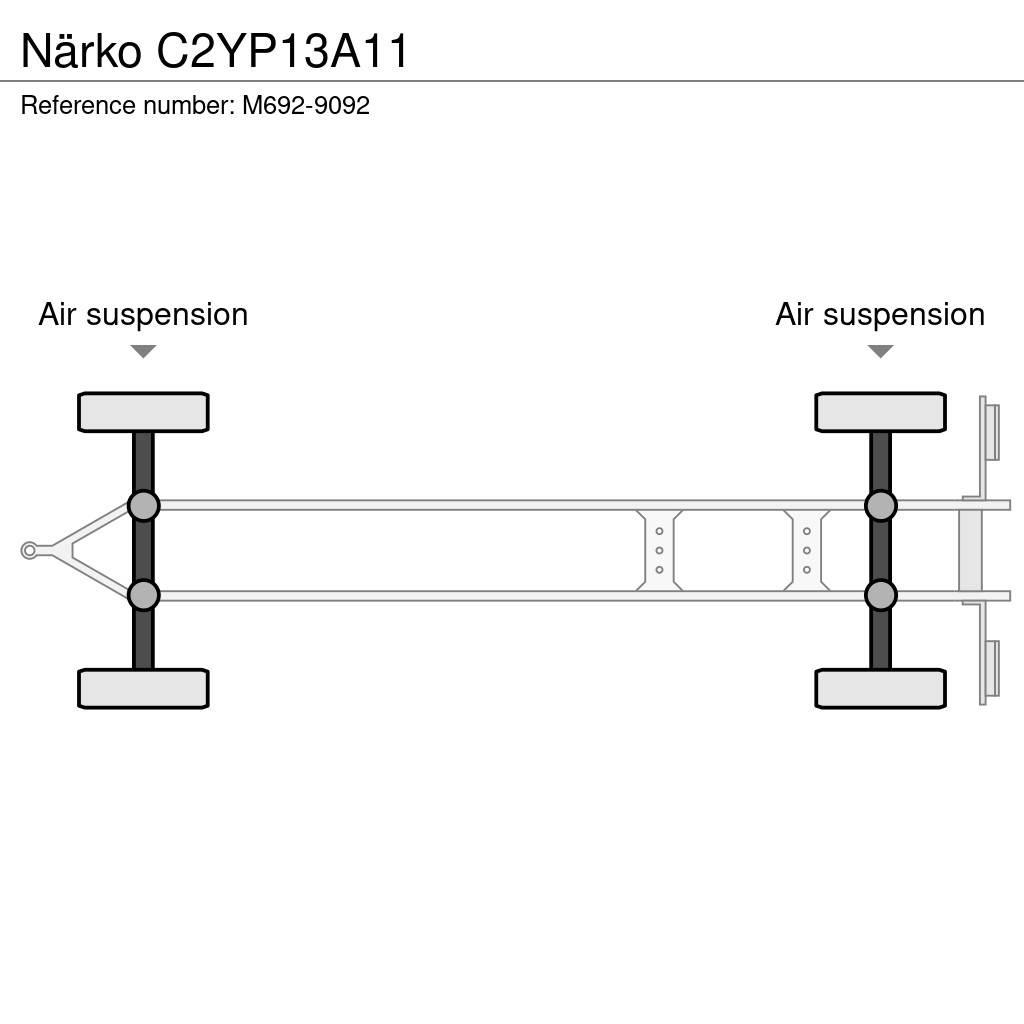 Närko C2YP13A11 مقطورات بغطاء جانبي