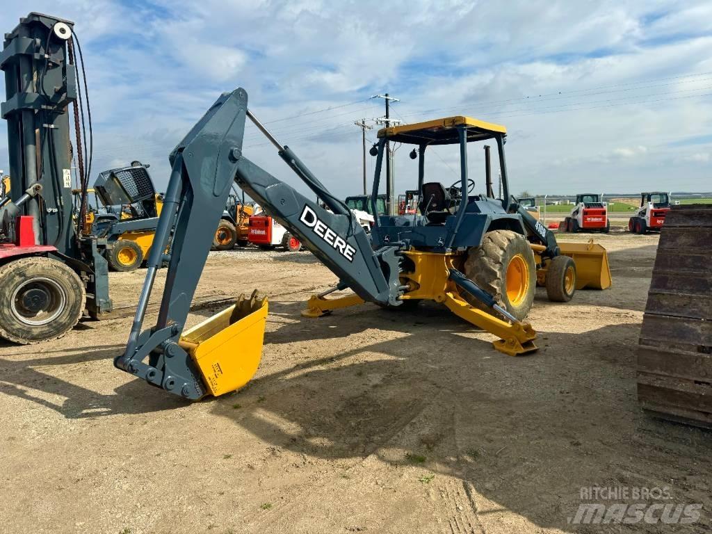 John Deere 410 B لوادر ذات جرافات عكسية