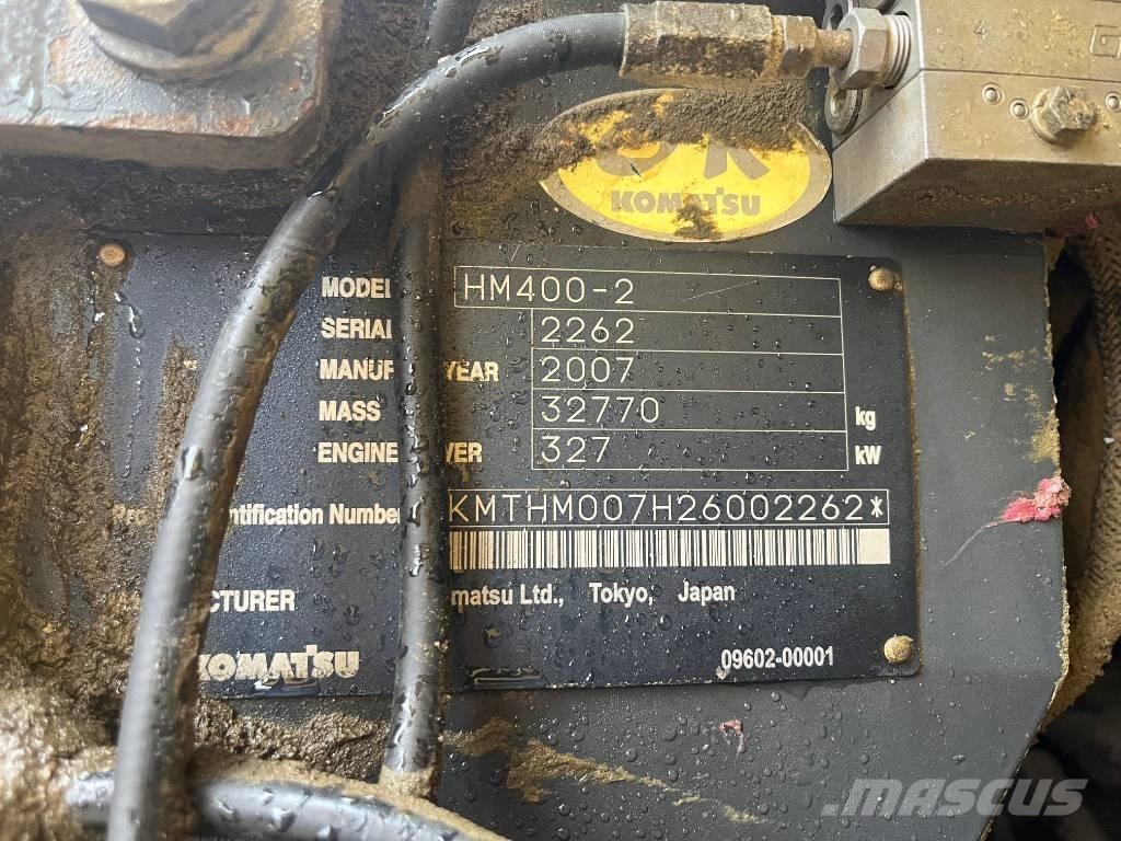 Komatsu HM400-2 ساحبات مفصلية