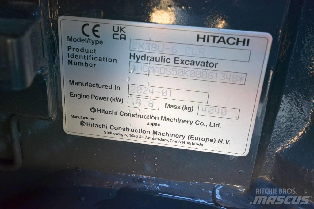 Hitachi ZX 38 U-6 حفارات صغيرة أقل من 7 طن (حفارات صغيرة)
