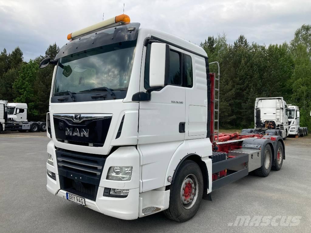 MAN TGX 26.500 6X2 شاحنات الرافعات الخطافية