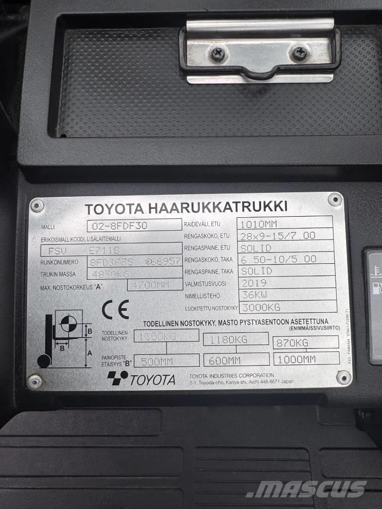 Toyota 02-8 FDF 30 شاحنات الديزل