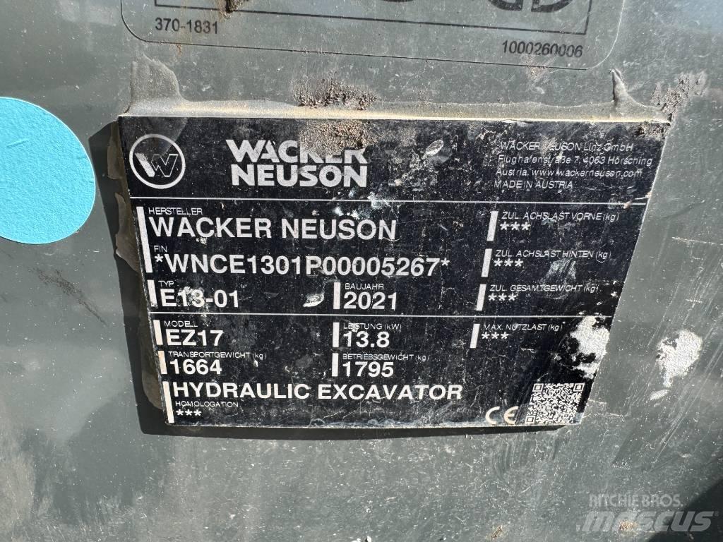Wacker Neuson EZ17 حفارات زحافة