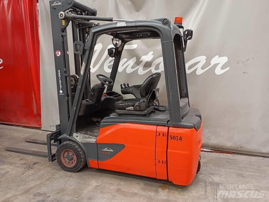 Linde E 16 شاحنات ذات رافعات شوكية تعمل بالكهرباء