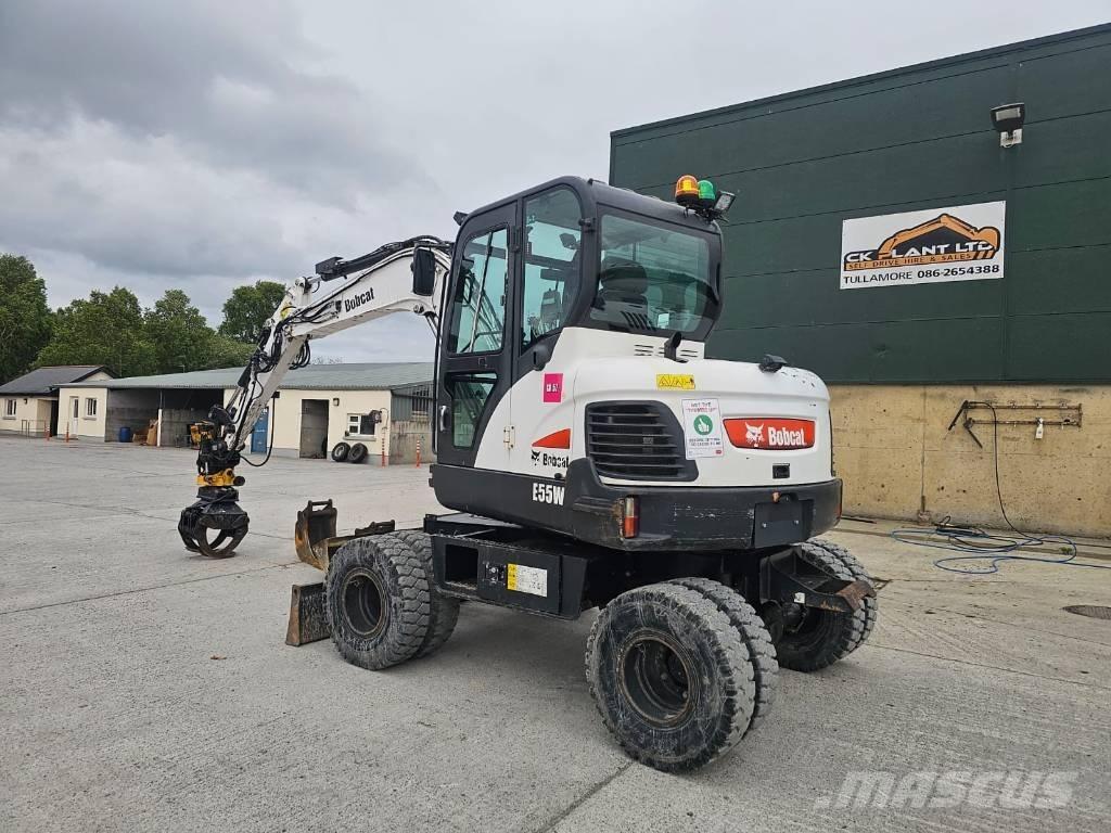 Bobcat E 55 W حفارات بعجل