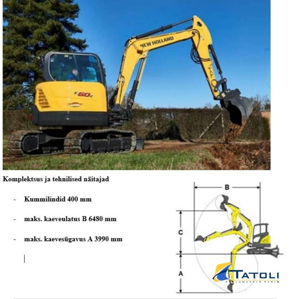 New Holland E60C حفارات صغيرة أقل من 7 طن (حفارات صغيرة)