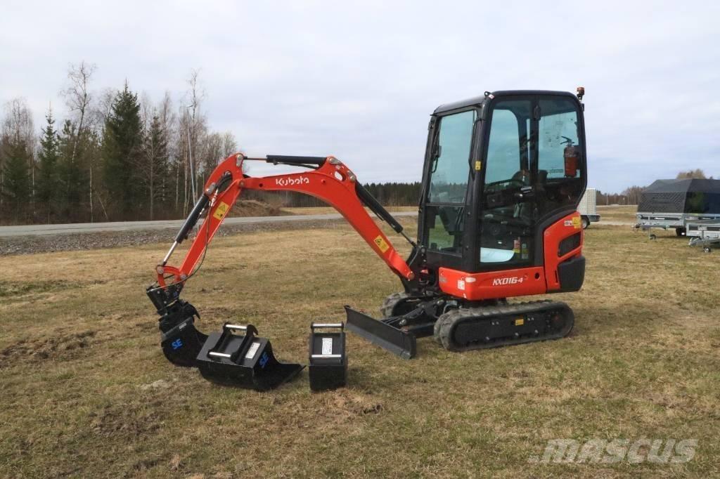 Kubota KX016-4 حفارات صغيرة أقل من 7 طن (حفارات صغيرة)