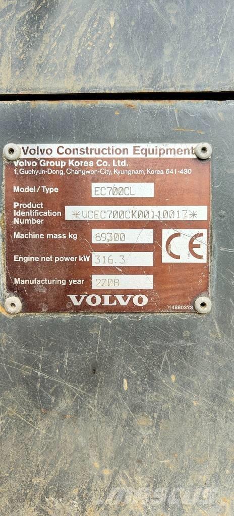 Volvo EC 700 C L حفارات زحافة