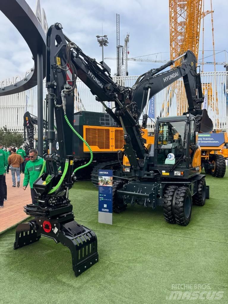 Hyundai HW 100 A حفارات بعجل