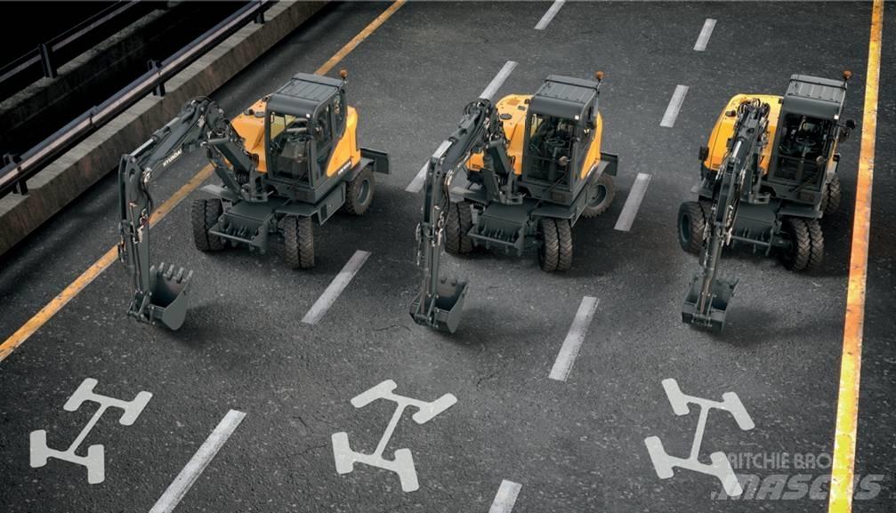 Hyundai HW 100 A حفارات بعجل
