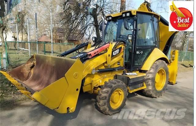 CAT 428 F لوادر ذات جرافات عكسية