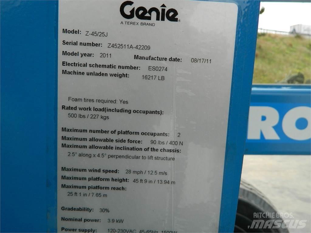 Genie Z45 25JDC رافعات سلة مفصلية