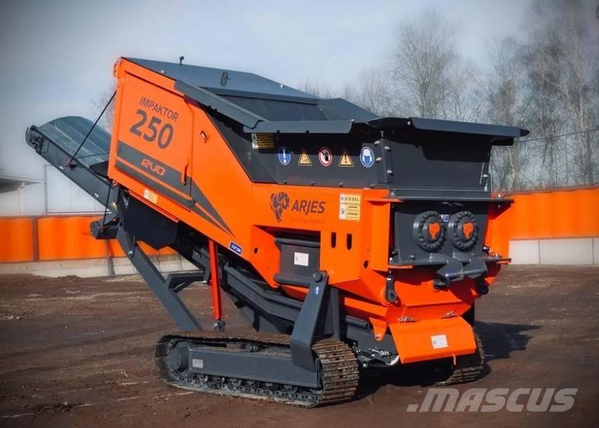 Arjes 250 Impaktor آلات تمزيق المخلفات