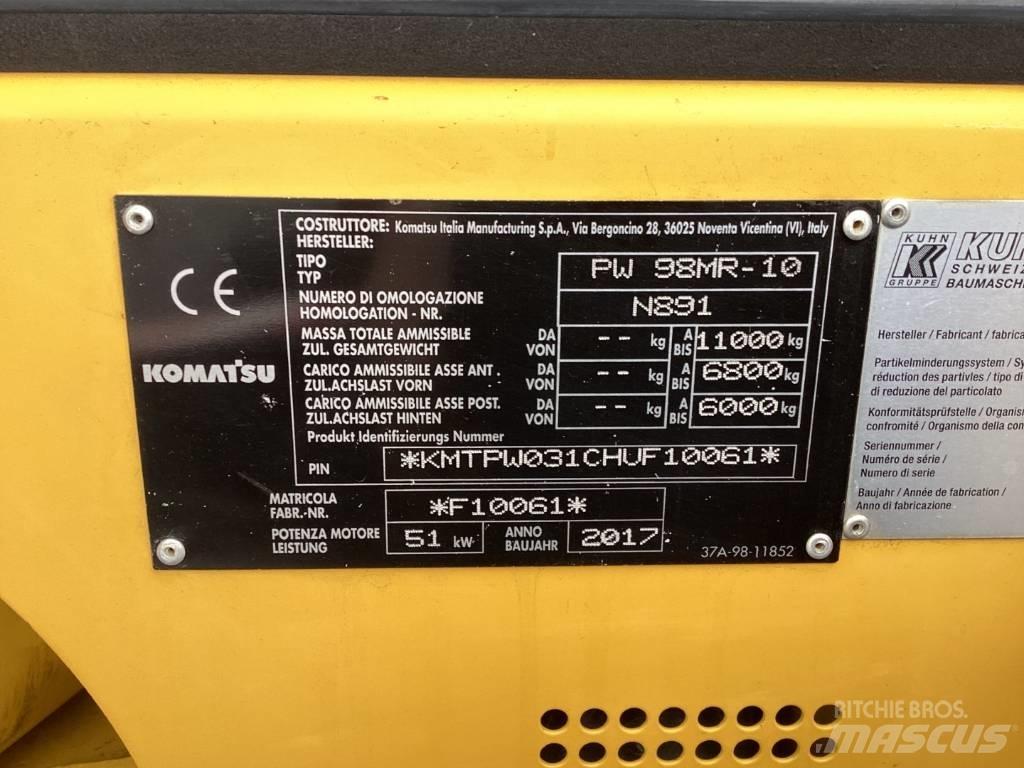 Komatsu PW 98MR-10 حفارات بعجل