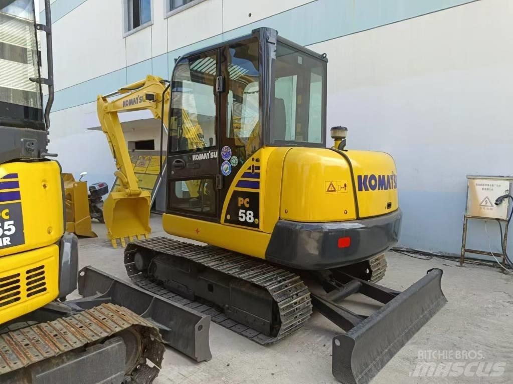 Komatsu pc58 حفارات صغيرة أقل من 7 طن (حفارات صغيرة)