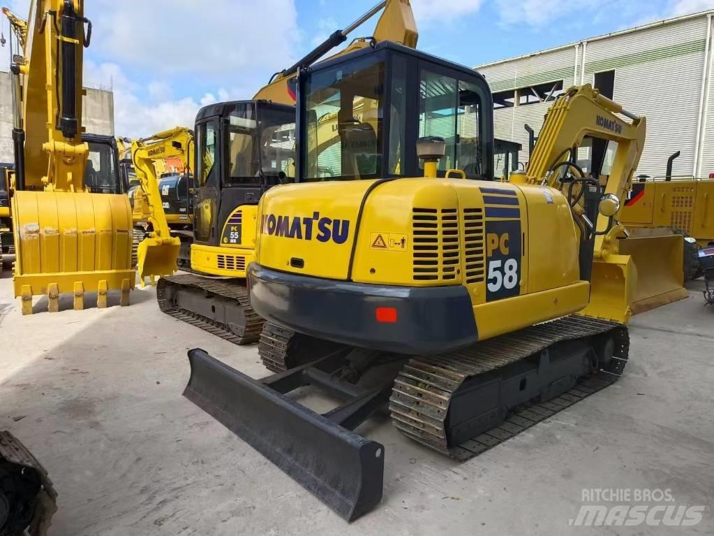 Komatsu pc58 حفارات صغيرة أقل من 7 طن (حفارات صغيرة)