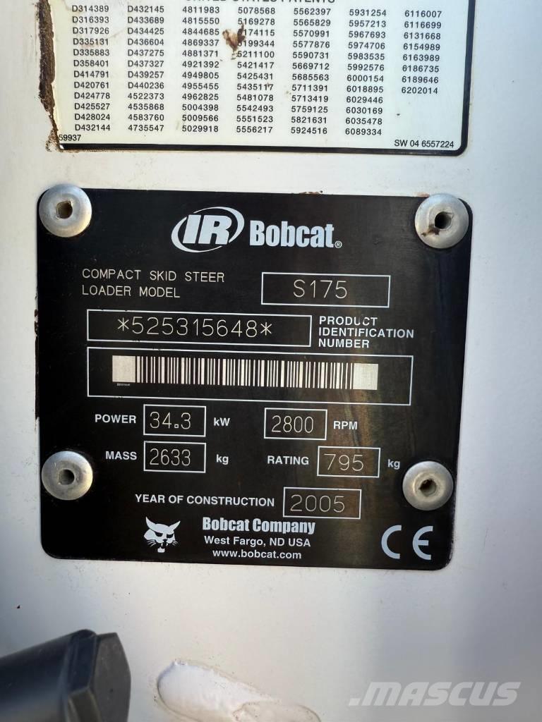 Bobcat S 175 لوادر انزلاقية التوجيه