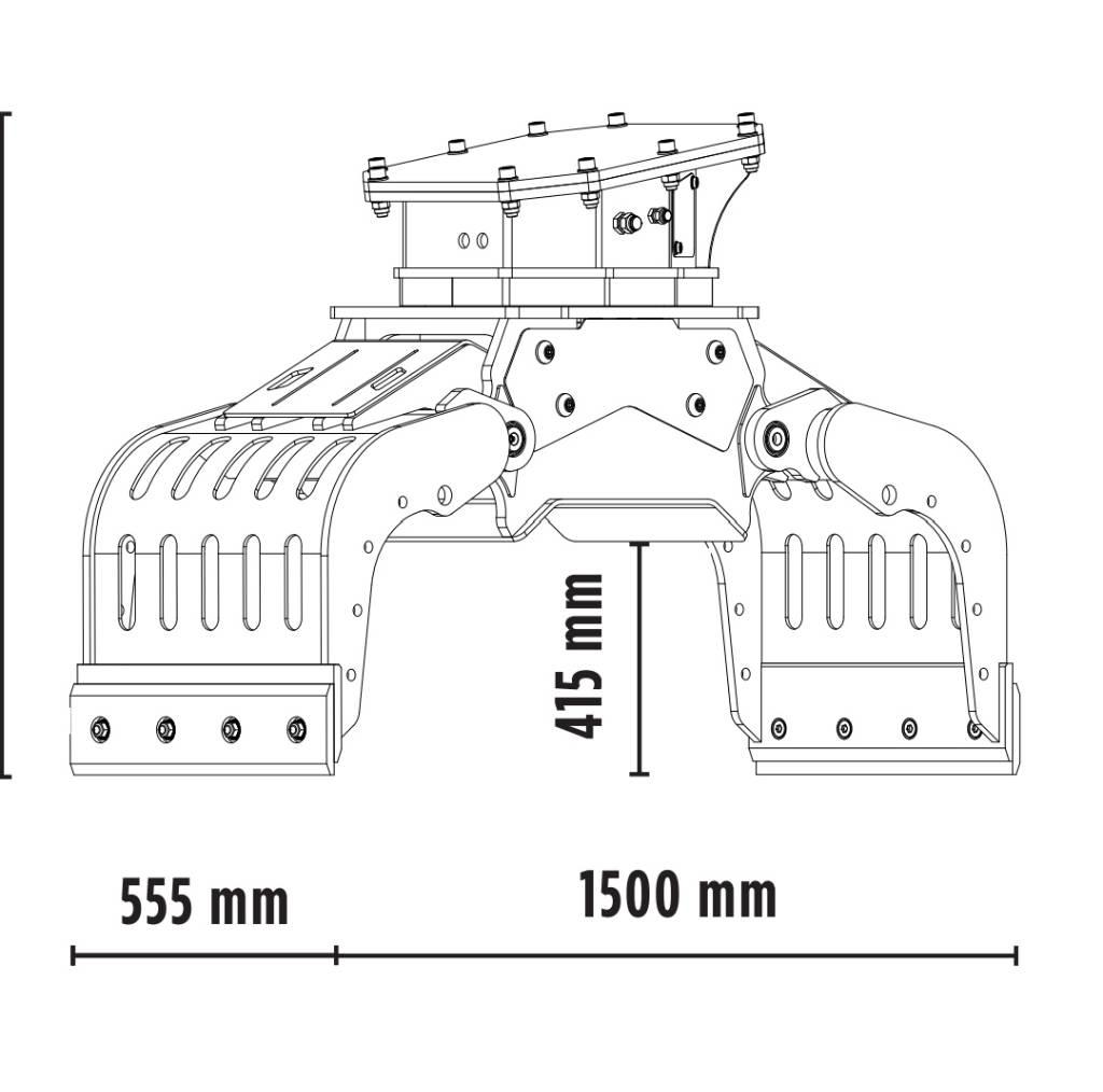 MB Crusher MB-G500 مكونات أخرى