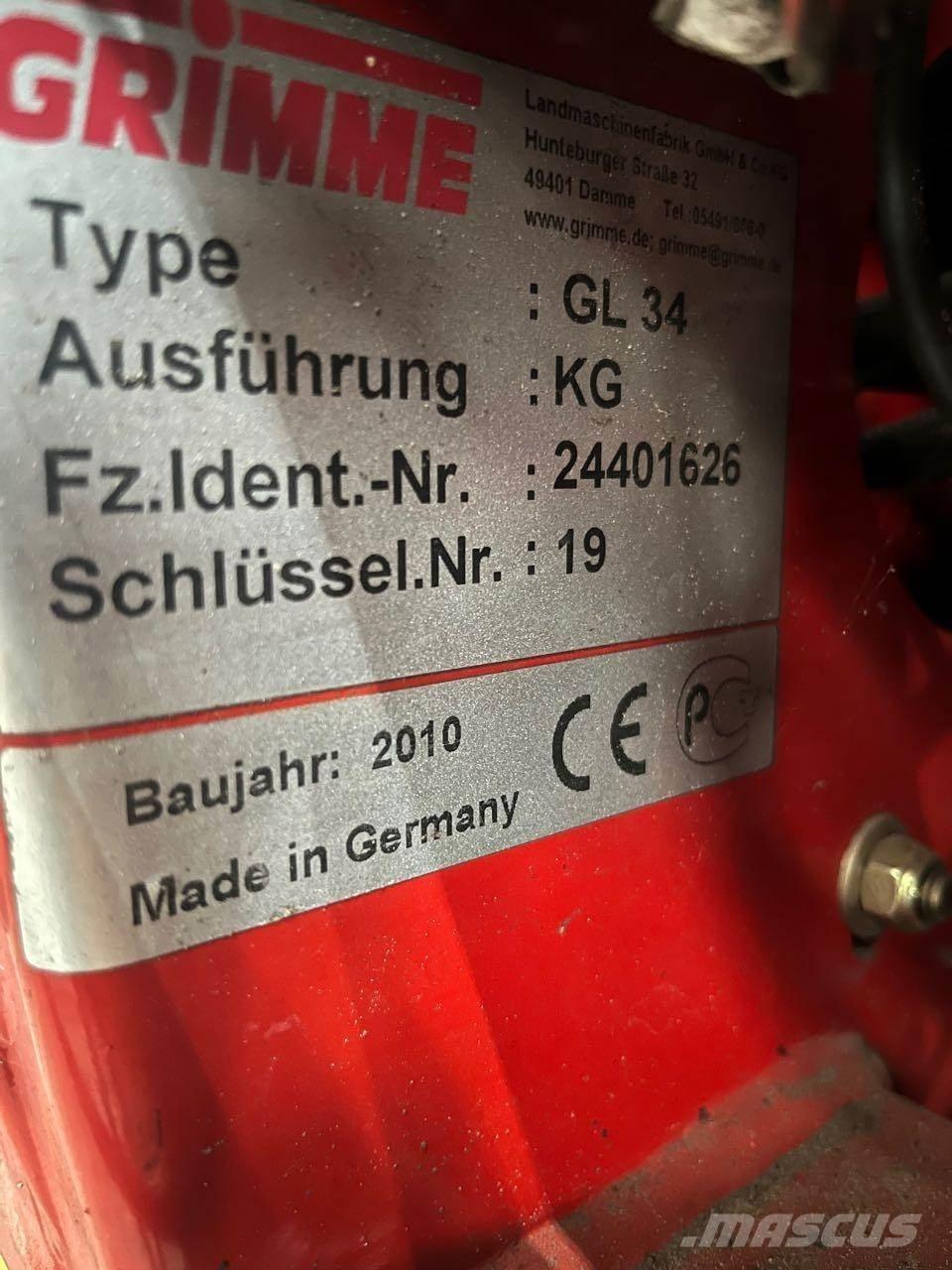 Grimme GL 34 K معدات زراعة البطاطس