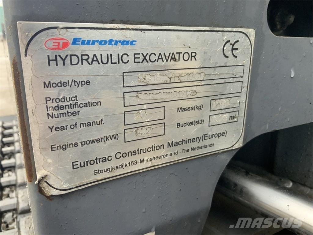 Eurotrac HE 18 حفارات صغيرة أقل من 7 طن (حفارات صغيرة)