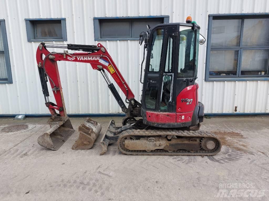 Yanmar Vio27-6 حفارات صغيرة أقل من 7 طن (حفارات صغيرة)