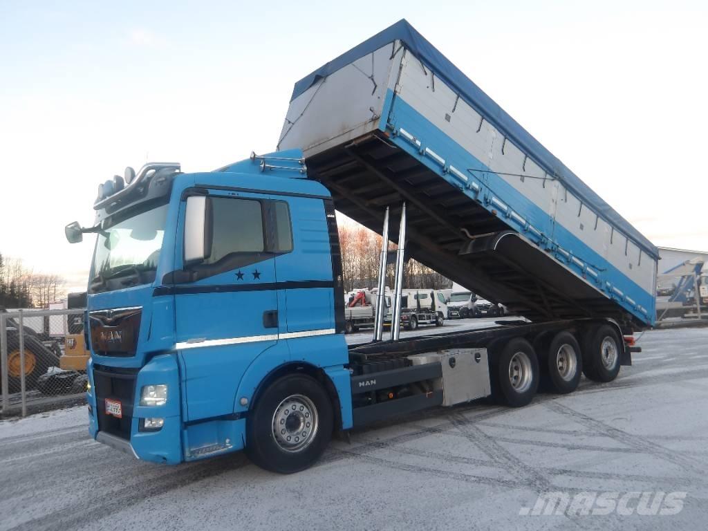 MAN TGX 35.560 8x4 شاحنات المزارع / الحبوب