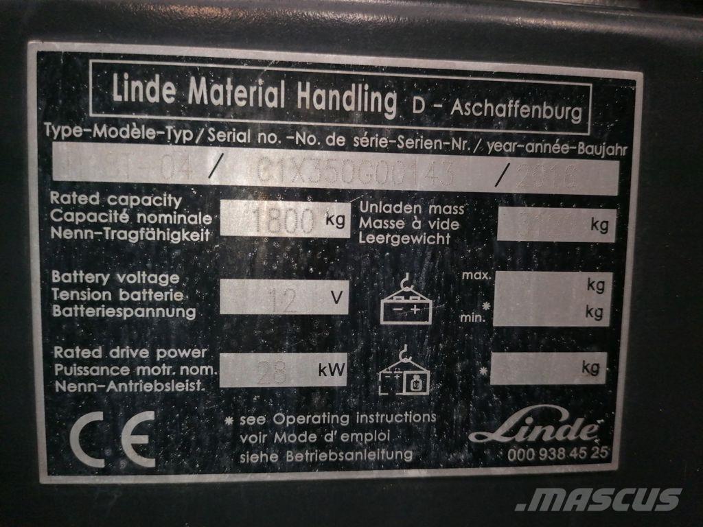 Linde H18T-04 شاحنات LPG