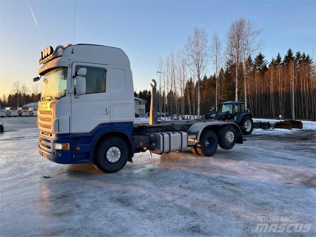 Scania R 480 شاحنات الرافعات الخطافية
