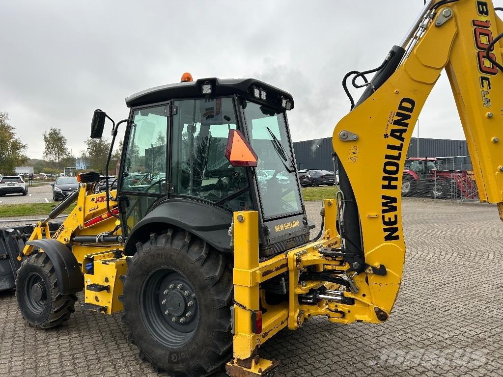 New Holland B 100 C لوادر ذات جرافات عكسية