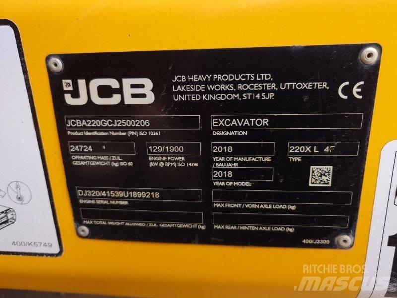 JCB 220 XL 4F حفارات زحافة