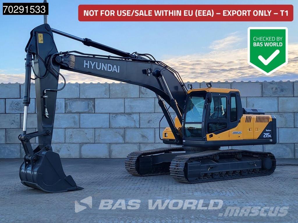 Hyundai R215 L حفارات زحافة