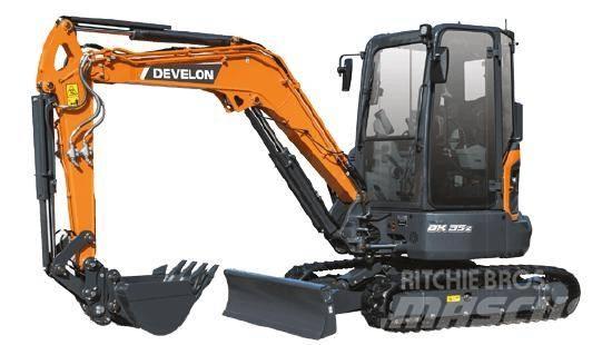 Doosan DX35Z-7 حفارات صغيرة أقل من 7 طن (حفارات صغيرة)