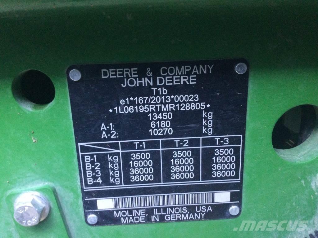 John Deere 6195R الجرارات