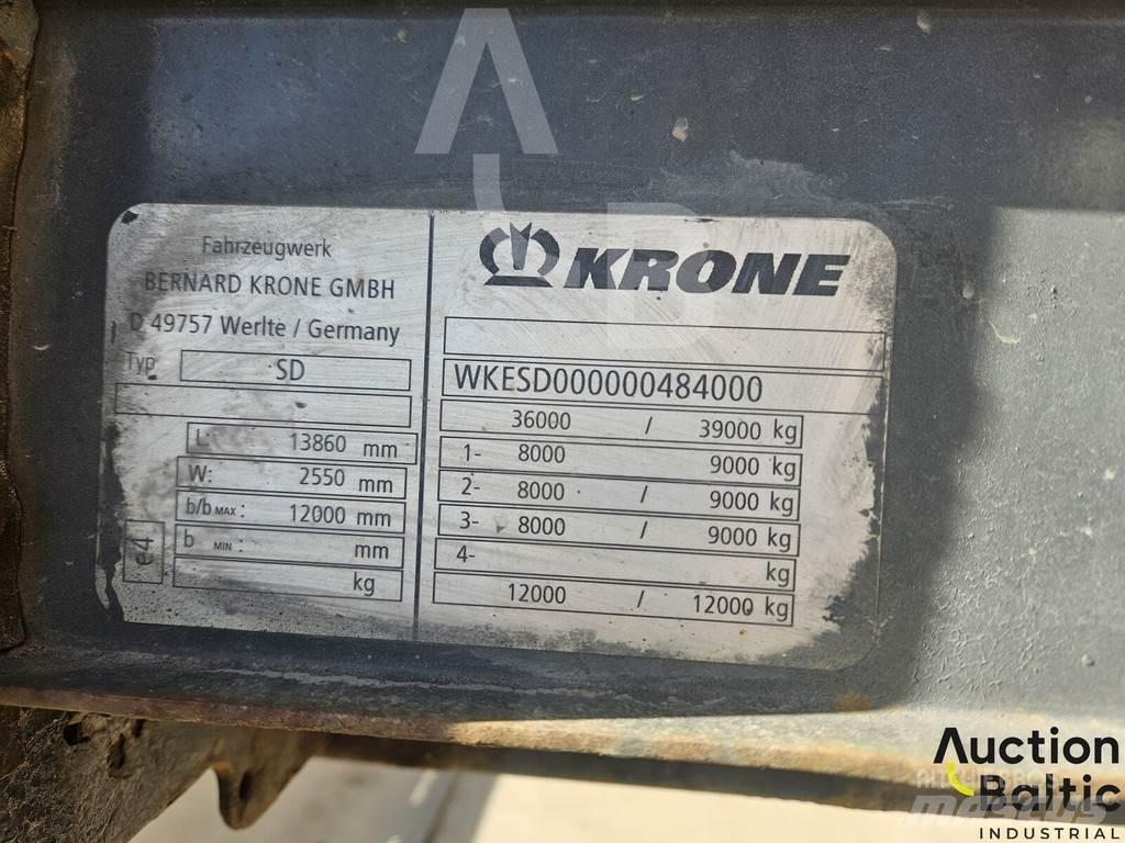 Krone SD نصف مقطورات بباب جانبي