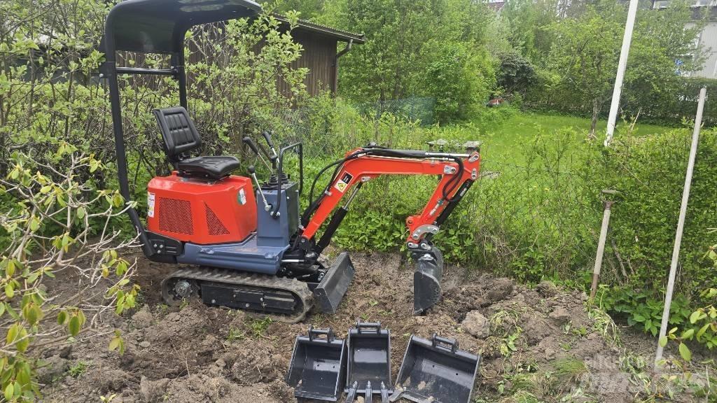 Minigrävmaskin 800kg حفارات صغيرة أقل من 7 طن (حفارات صغيرة)