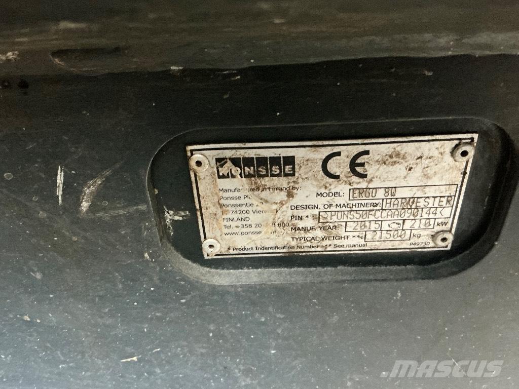 Ponsse ERGO 8W حصادات