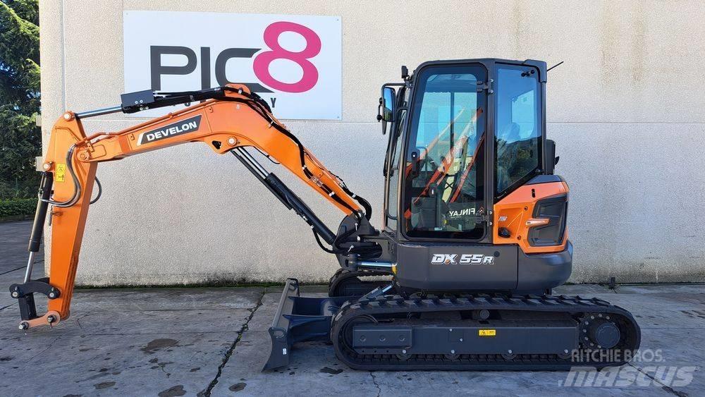 Develon DX 55 R-7 حفارات صغيرة أقل من 7 طن (حفارات صغيرة)