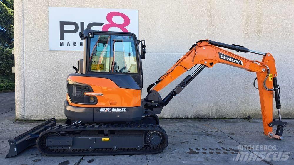 Develon DX 55 R-7 حفارات صغيرة أقل من 7 طن (حفارات صغيرة)
