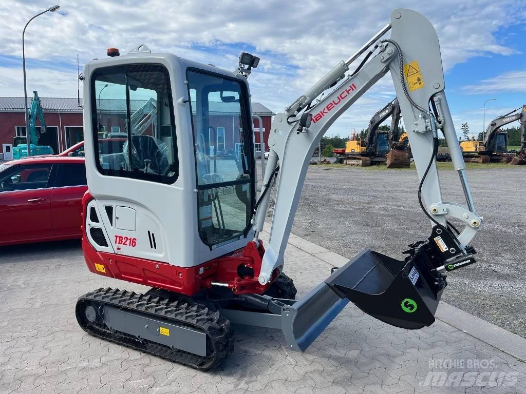 Takeuchi TB216 حفارات صغيرة أقل من 7 طن (حفارات صغيرة)