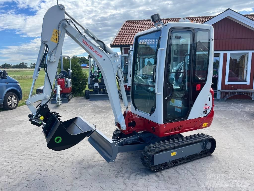 Takeuchi TB216 حفارات صغيرة أقل من 7 طن (حفارات صغيرة)